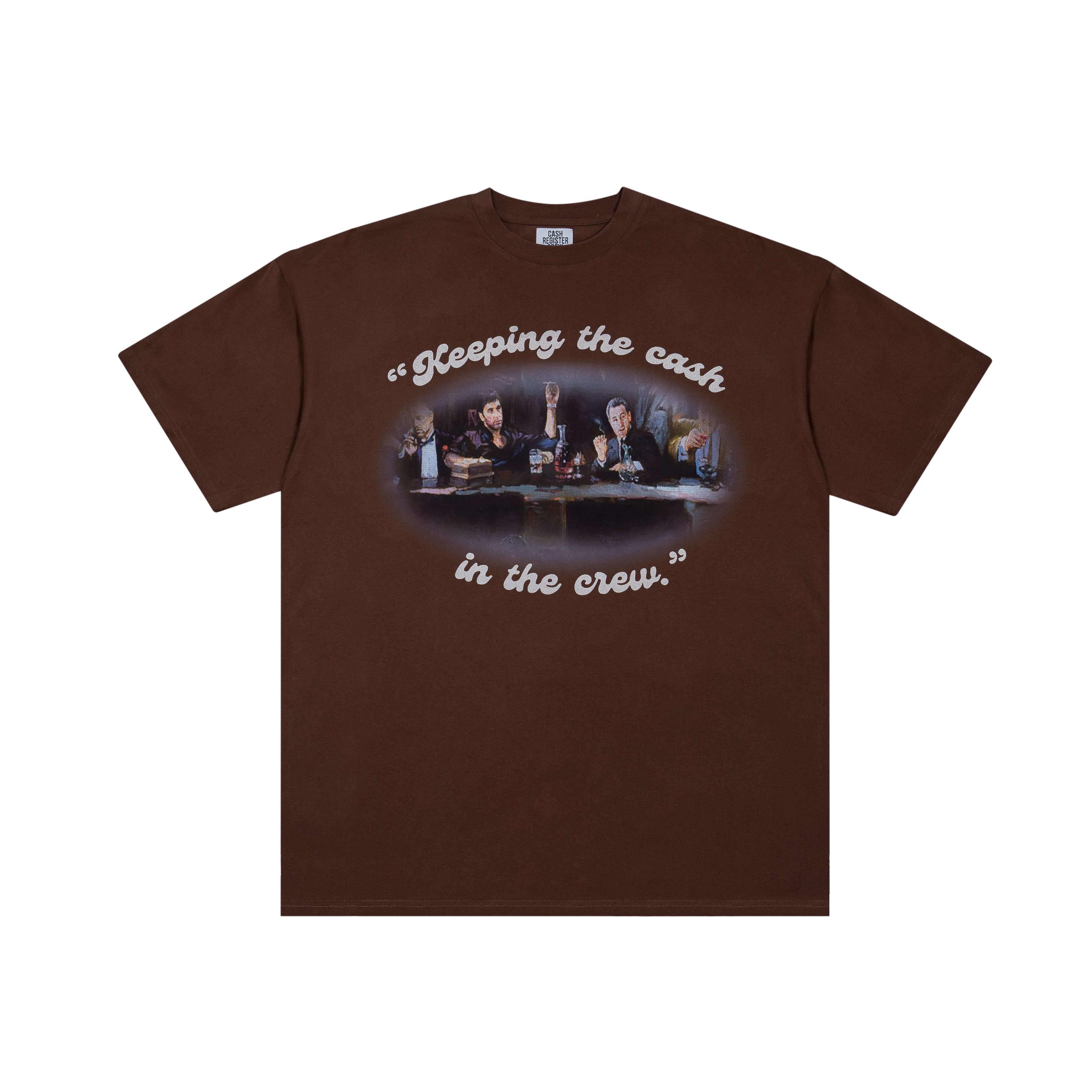 Keep The Cash Tee Brown