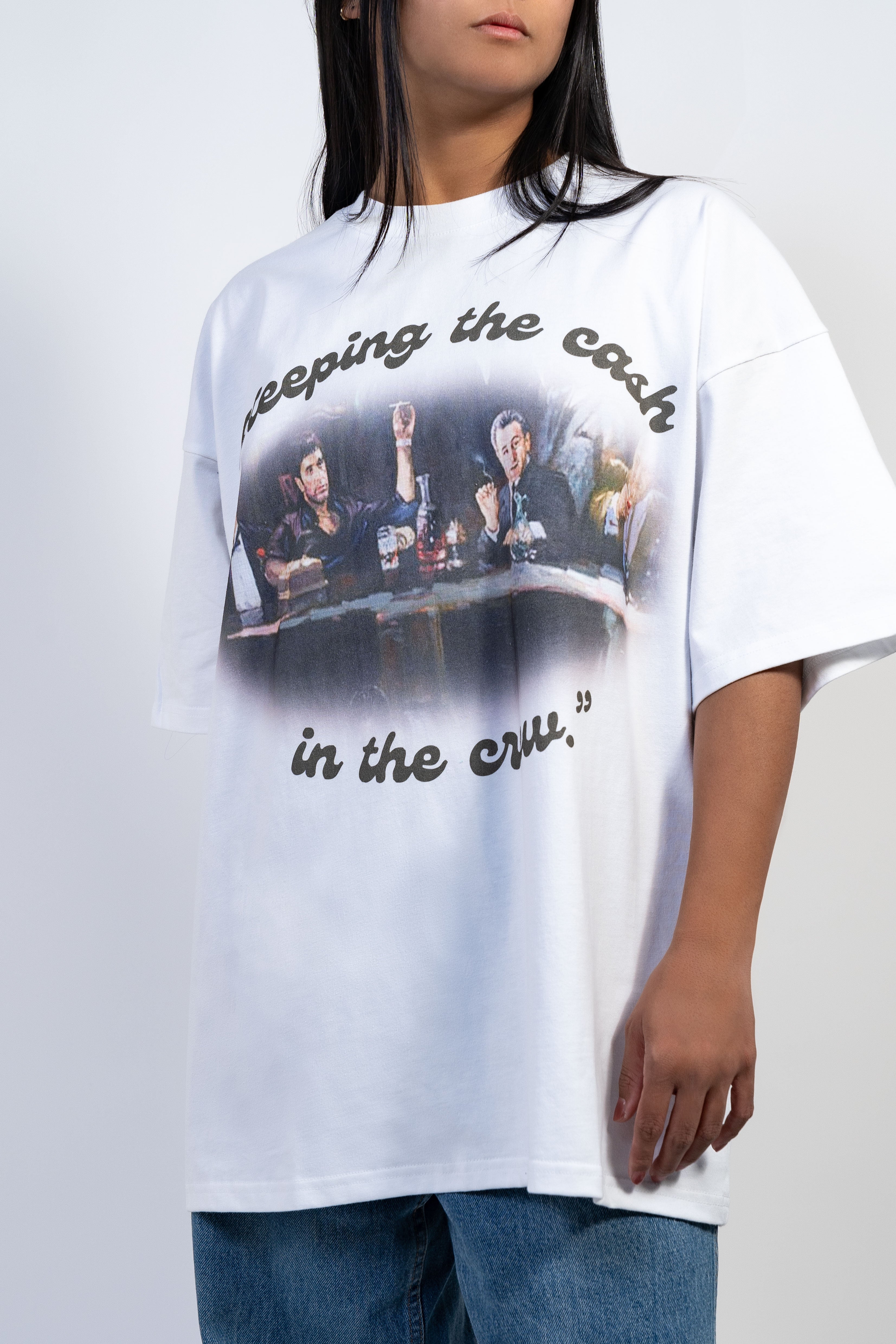 Keep The Cash Tee White