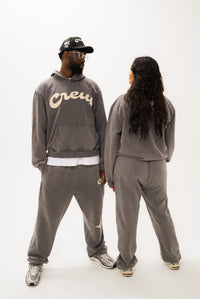 TRUE WASHED CREW HOODIE
