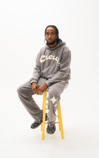 TRUE WASHED CREW HOODIE