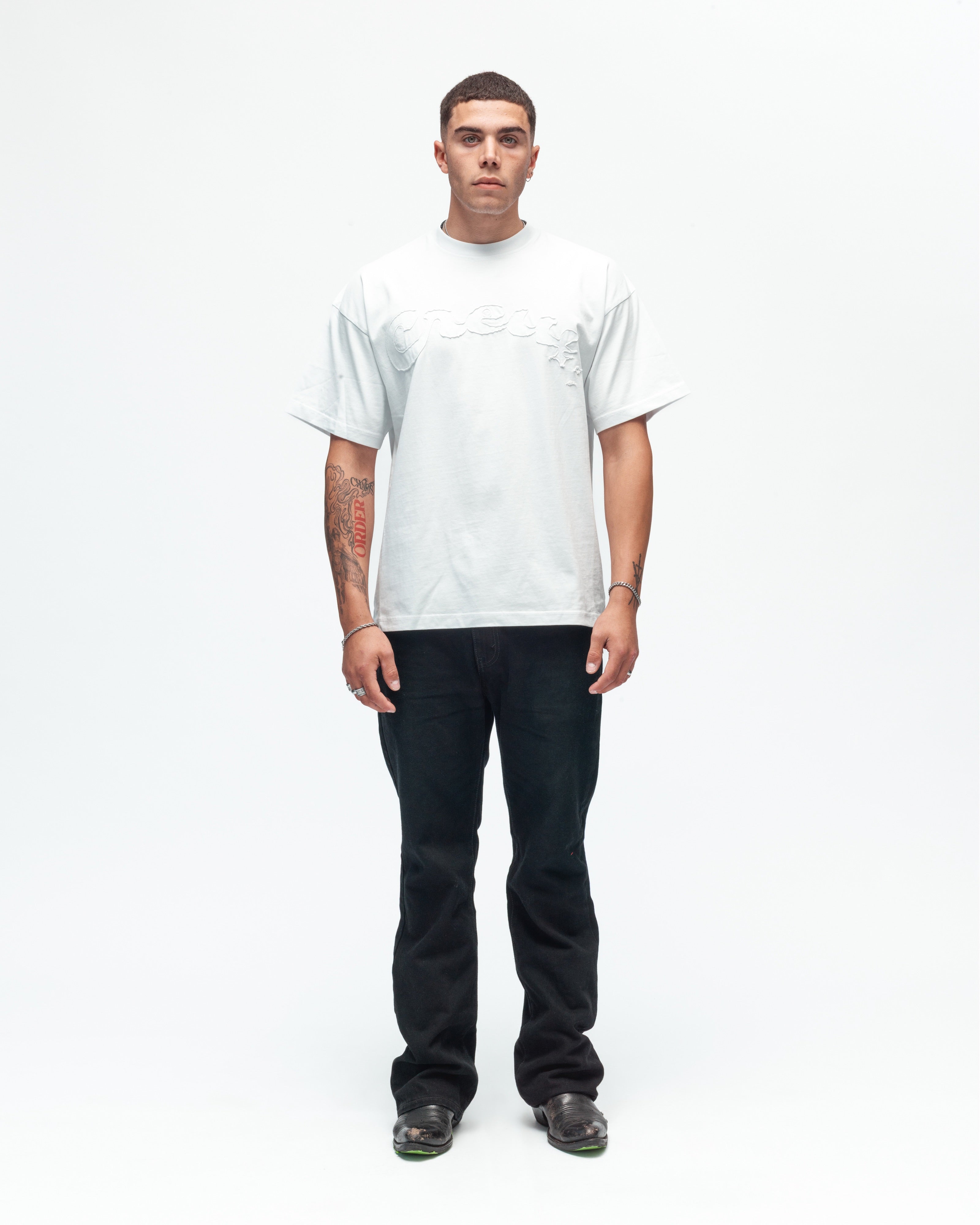 TRUE WASHED TEE - WHITE
