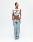 Crew Religion Ribbed Notched Baby Tee
