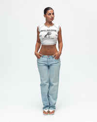 Crew Religion Ribbed Notched Baby Tee