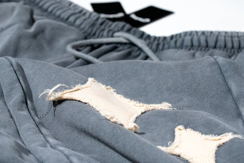 True Washed Crew Pants  - Grey