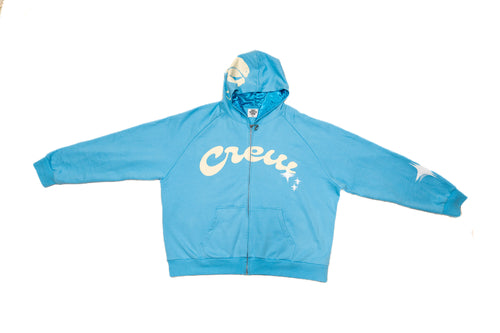 Home & Away 3/4 Zip Hoodie - Crew Blue