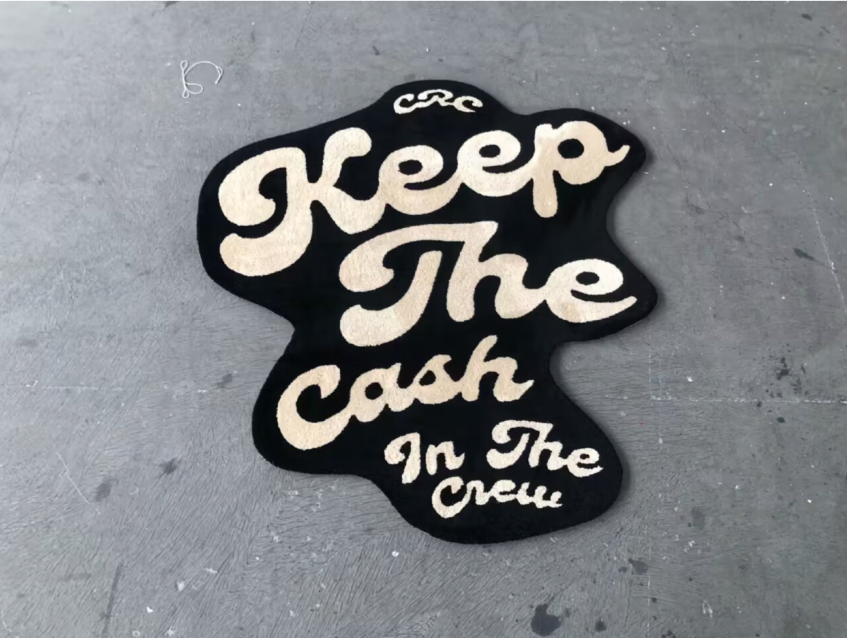 Keep The Cash In The Crew Rug