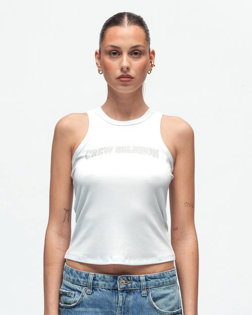 Crew Religion Crystal Ribbed Tank