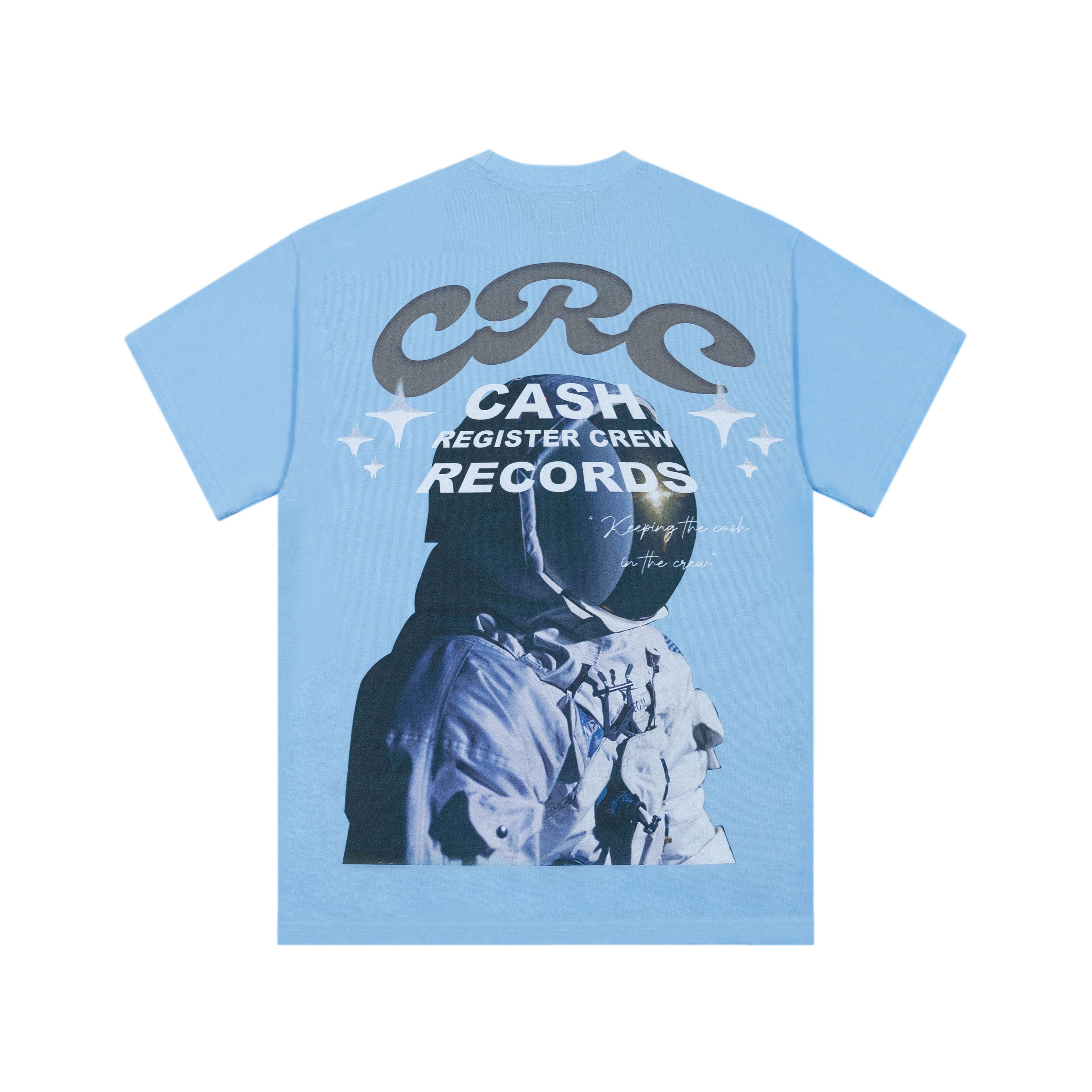 Crew on The Moon Tee Blue