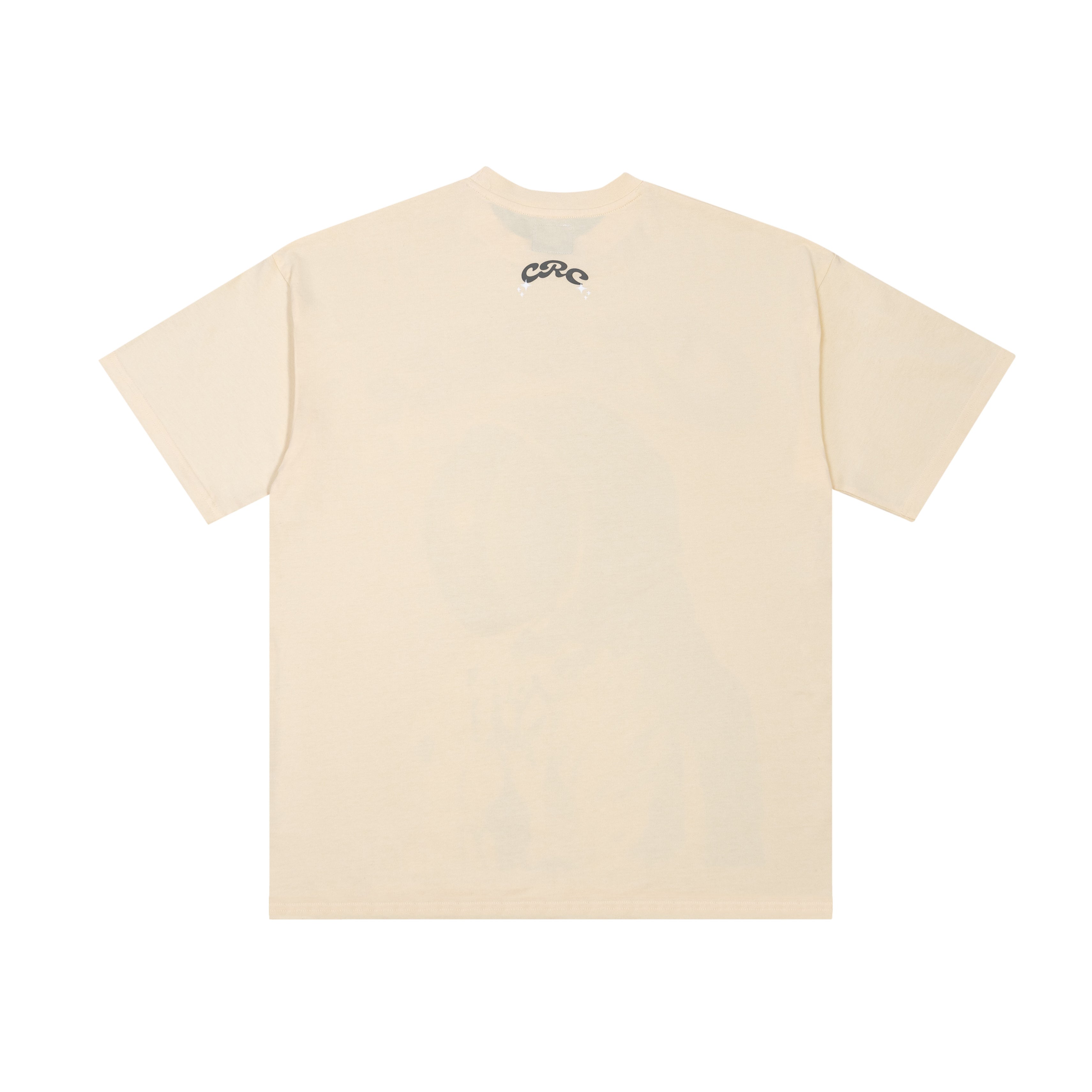 Crew On The Moon Tee Creme